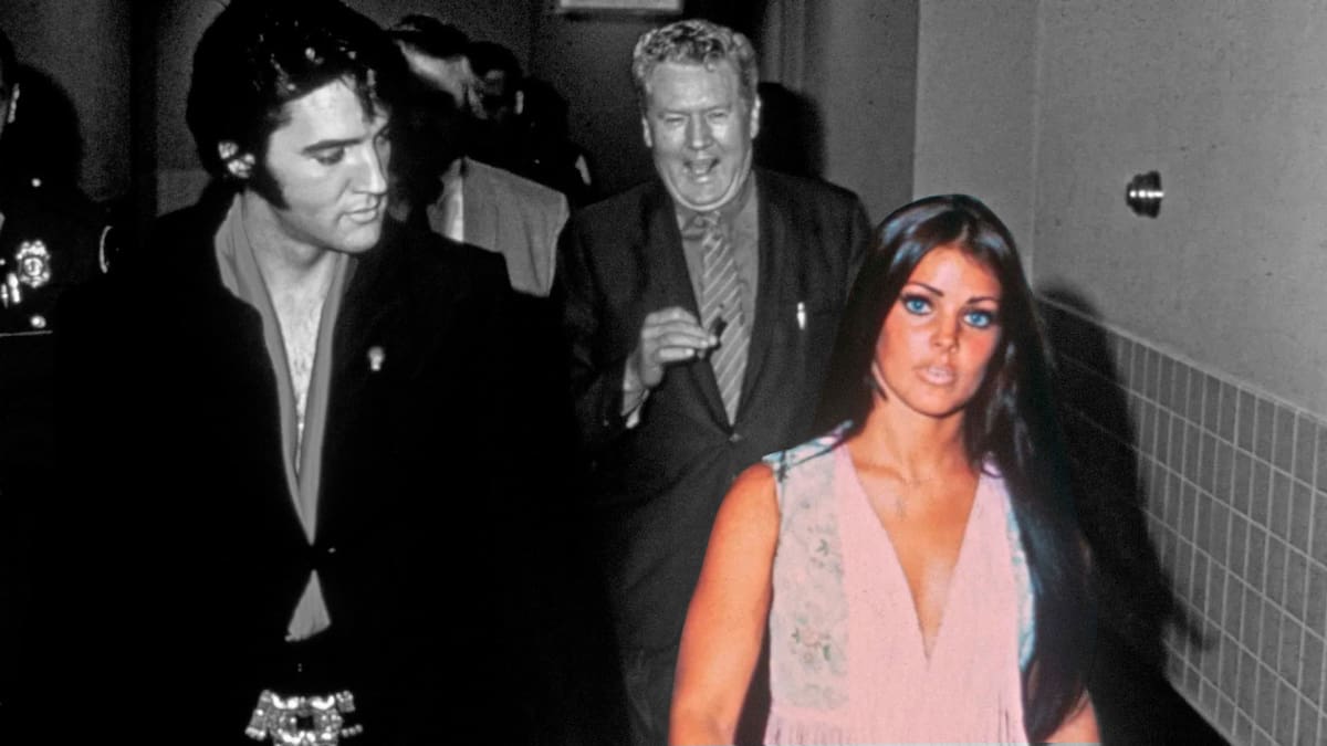 Priscilla Presley junto a Elvis.