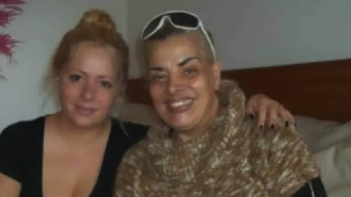 Lia Crucet y su hija Karina. Foto: @crucetkarinaok.