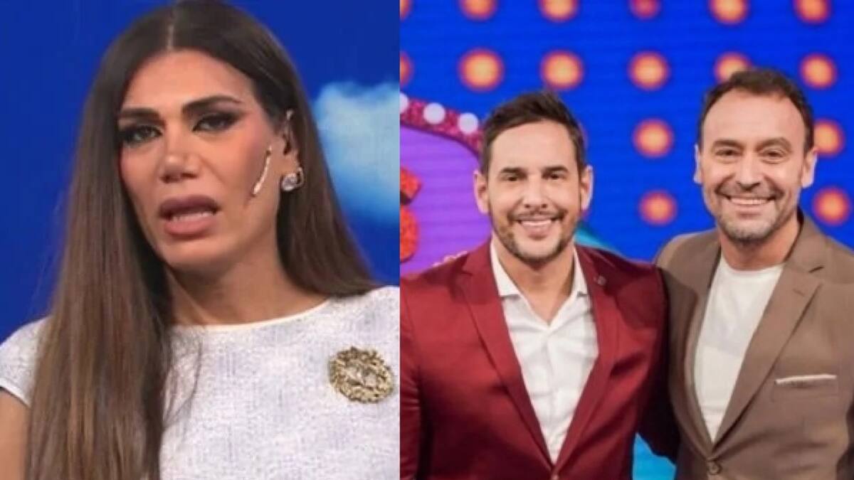 Flor de la V, Adrian Pallares y Rodrigo Lussich. Fuente: Captura