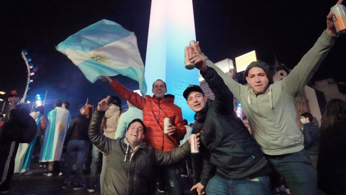 Festejos en el Obelisco, Copa América, Reuters