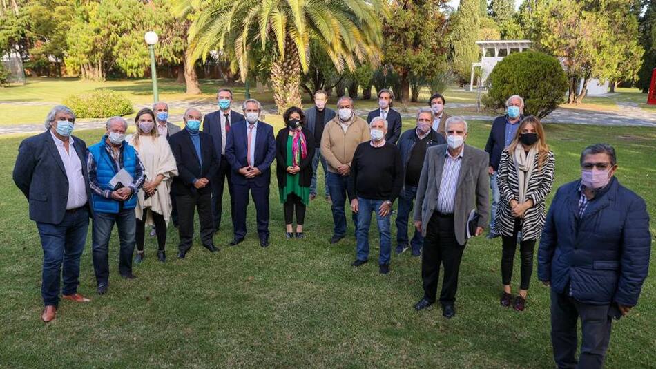 Alberto Fernández, presidente de Argentina, encuentro con CGT, Foto Presidencia