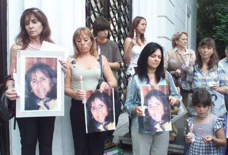 Marcha por Maria Marta García Belsunce. Foto: NA.