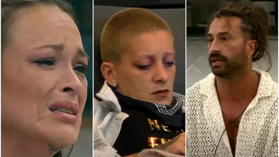 Agostina, Furia y Licha. Fotos: captura Telefe.