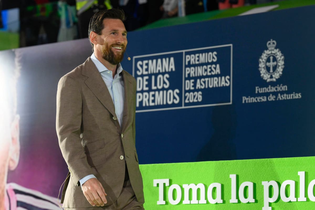 Messi ya está en España para recibir el premio Princesa de los Deportes.