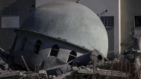 Ataque de Israel en Gaza. Foto: EFE