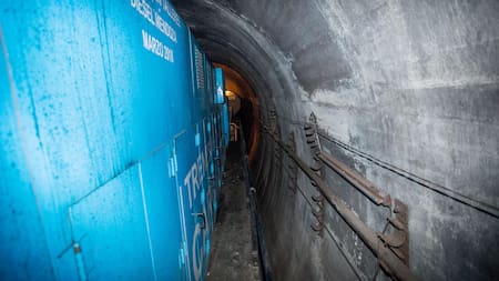 En algunos tramos de la traza, el túnel alcanza los 20 metros de profundidad. Foto: Ministerio de Transporte