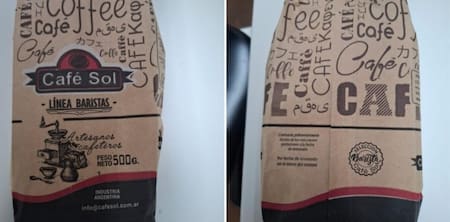 Uno de los cafés prohibidos por la ANMAT.