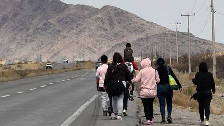 Migrantes; México-Estados Unidos. Foto: EFE