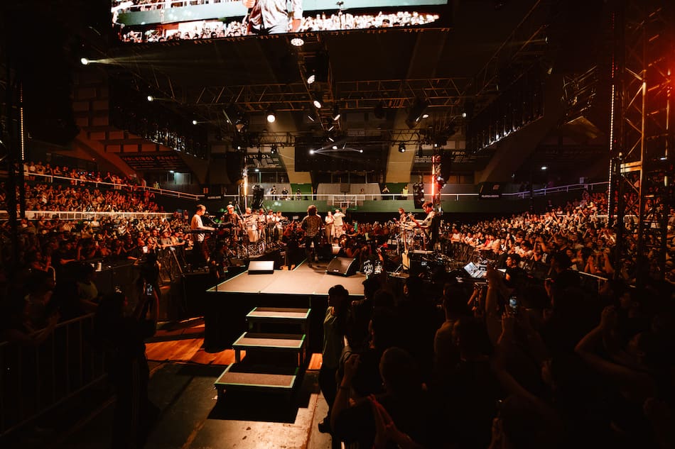 Recital de Cindy Cats en el Microestadio de Ferro
