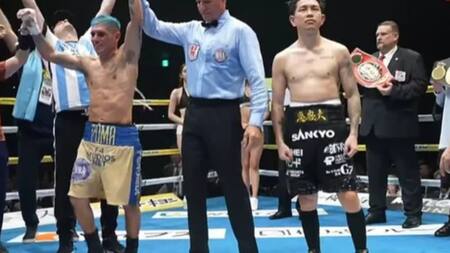 Fernando Pumita Martínez venció al japonés Kazuto Ioka. Foto: NA