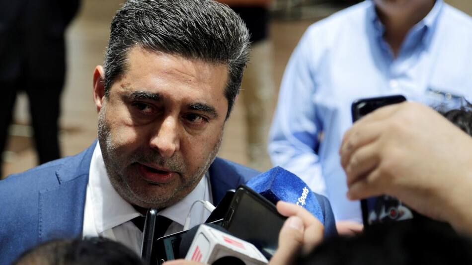 Daniel Angelici, reunión con Conmebol en Paraguay, Superfinal de Copa Libertadores, Reuters