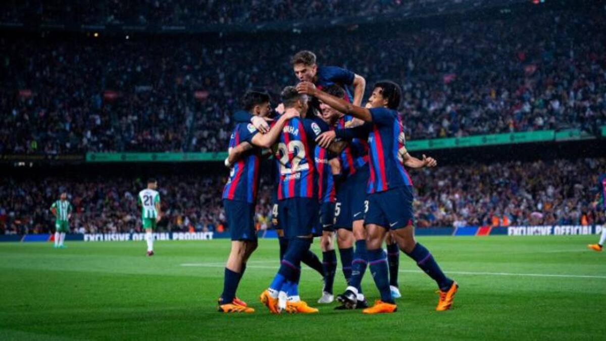 Barcelona vs Real Betis, La Liga. Foto: EFE