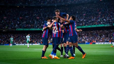 Barcelona vs Real Betis, La Liga. Foto: EFE