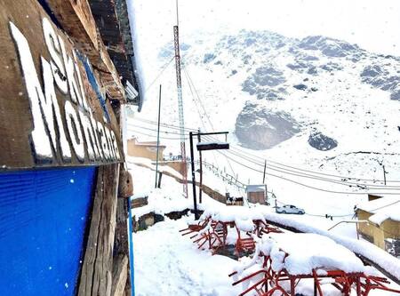 Centro de esquí Vallecitos, en Mendoza. Foto: Instagram / refugio_ski_montana_vallecitos.