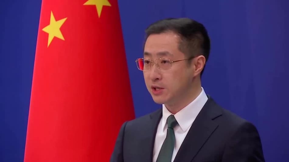 Lin Jian, vocero de Exteriores chino. Foto: Reuters.