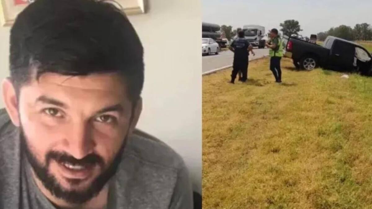 Michael Díaz, accidente de tránsito. Foto: Télam y redes sociales