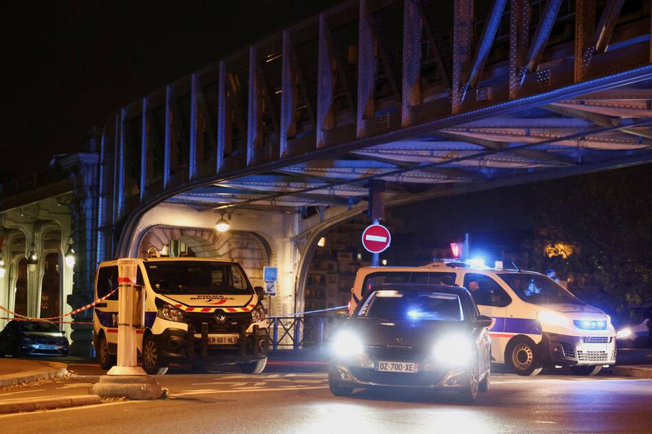 Atentado en París, policía francesa. Foto: Reuters.