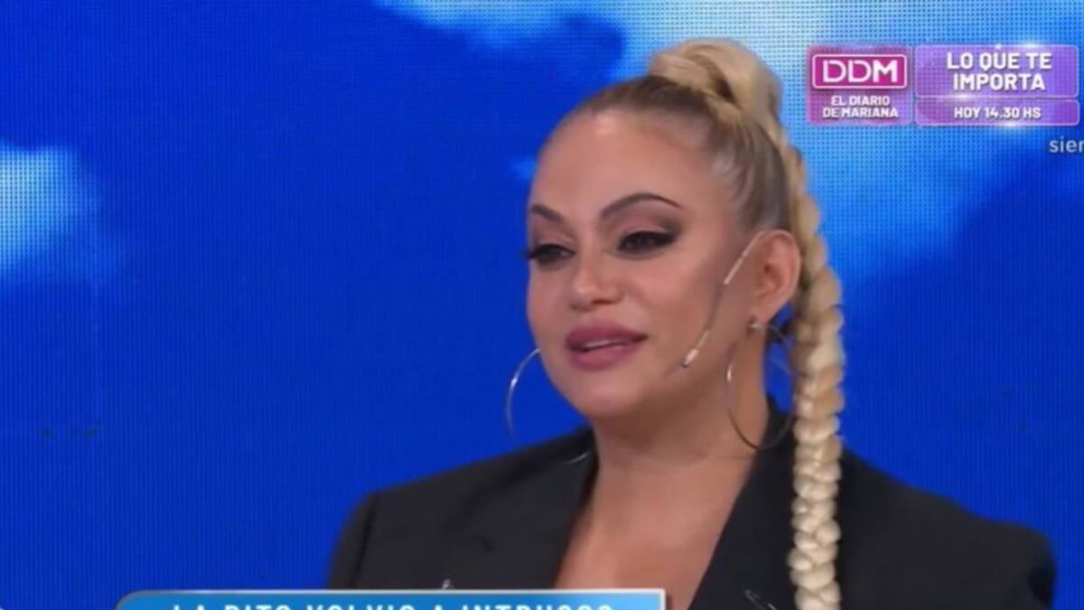 María Eugenia Ritó sobre su romance con Pablo Echarri en Intrusos. Foto: Captura de video.