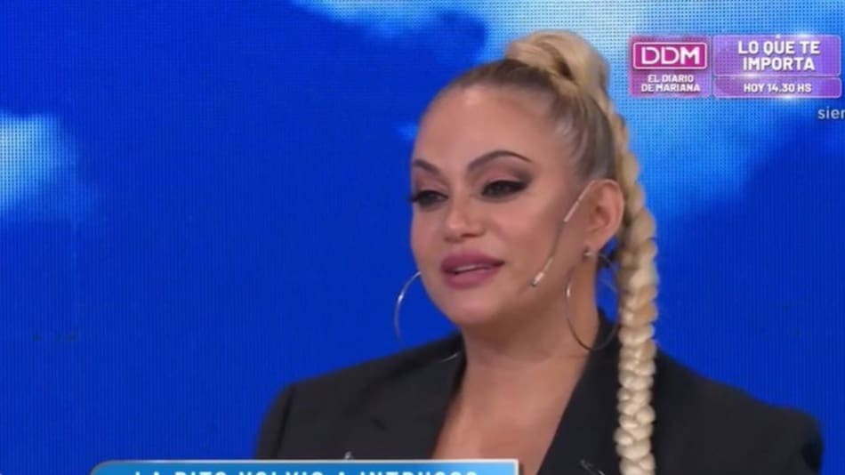 María Eugenia Ritó sobre su romance con Pablo Echarri en Intrusos. Foto: Captura de video.