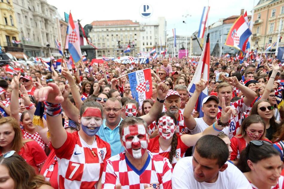 Recibimiento jugadores de Croacia - Zagreb