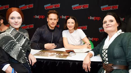 Recuerdos de Outlander en distintas convenciones. Foto @outlander_starz