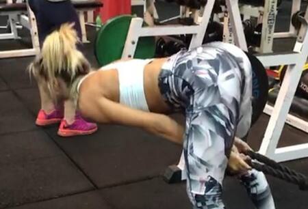 Sol Pérez - Entrenamiento hot - Instagram