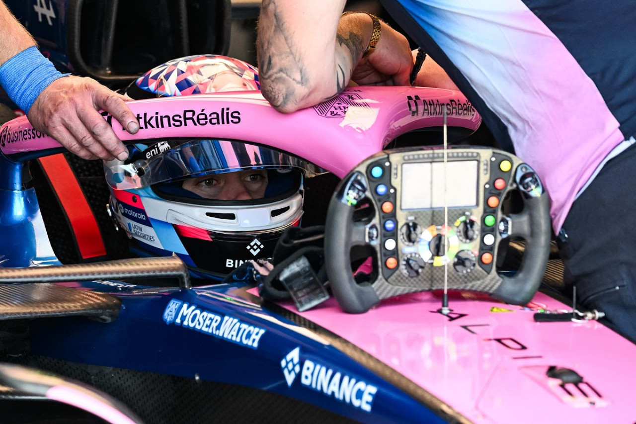 Franco Colapinto, piloto de Alpine. Foto: Reuters (David Kirouac)