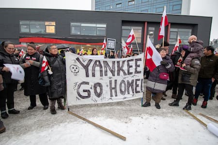 Manifestaciones en Groenlandia y Dinamarca en contra de EEUU