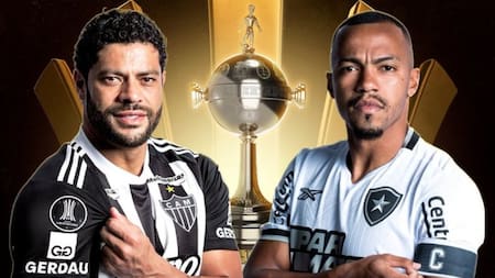 Atlético Mineiro y Botafogo se juegan sus fichas por la gloria de la Copa Libertadores. Foto: X.