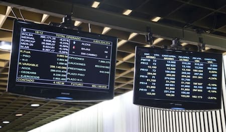 Bolsa de Buenos Aires. Foto: NA.