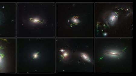 Imágenes tomadas con el telescopio Hubble. Foto: X @NASA.