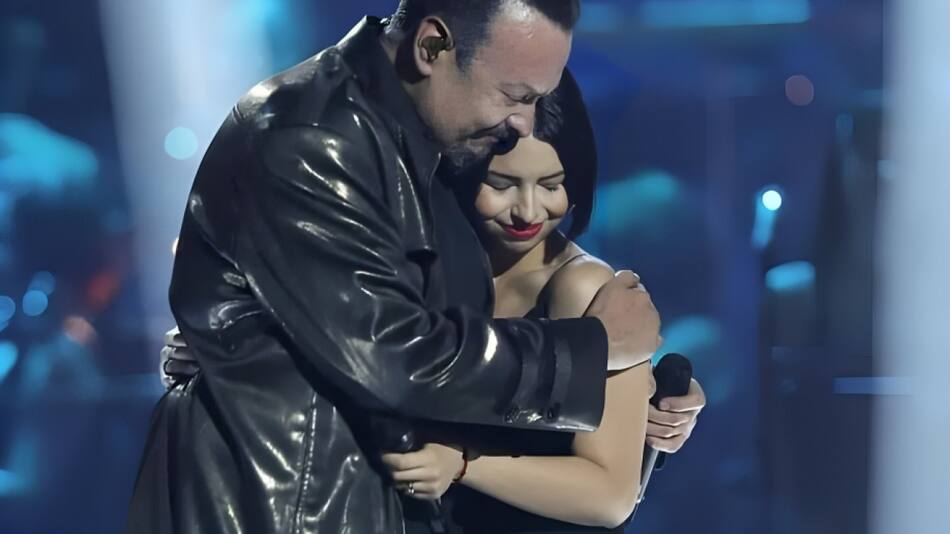 Pepe Aguilar y su hija Ángela. Foto: Instagram.