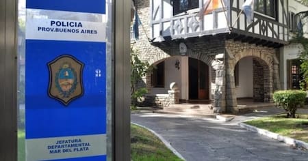 Jefatura Departamental de Mar del Plata. Fotografía: Noticias Argentinas.