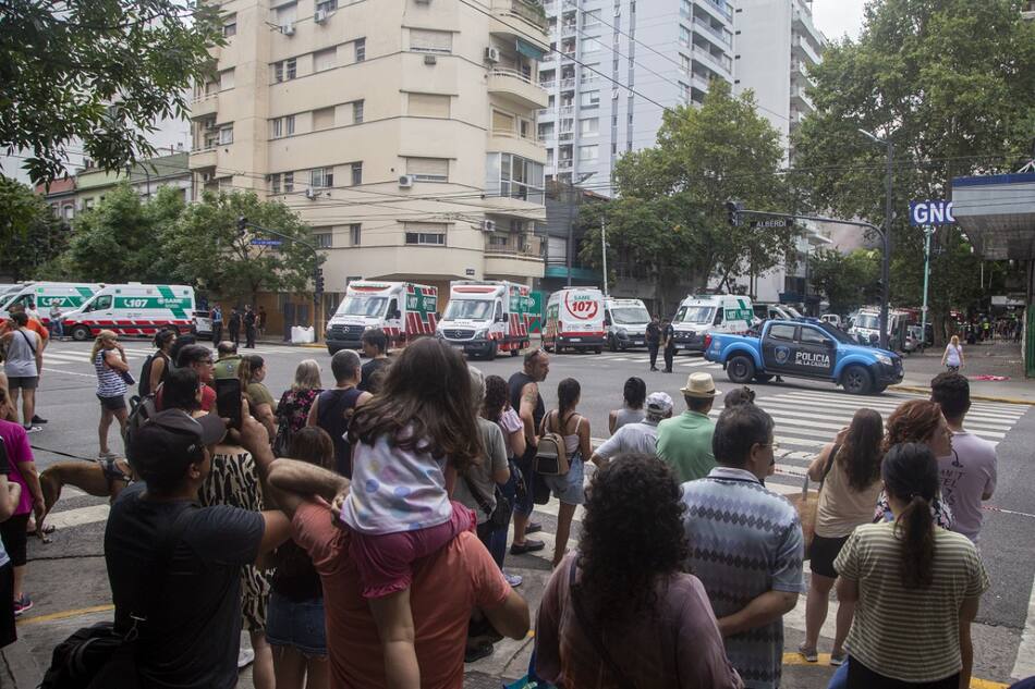 Incendio en Caballito. Foto: NA.