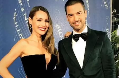 Martín Fierro 2019 - Looks en la alfombra roja - Pampita y Chino Leunis