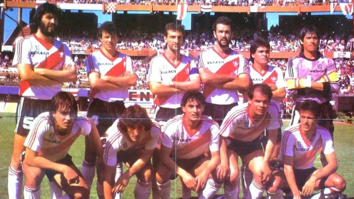 Fabio Talarico debutó en River en 1987.