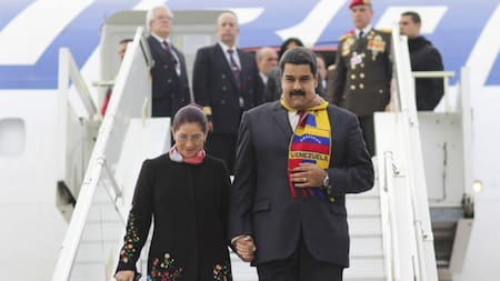 Nicolás Maduro y su esposa, Cilia Flores (Reuters)