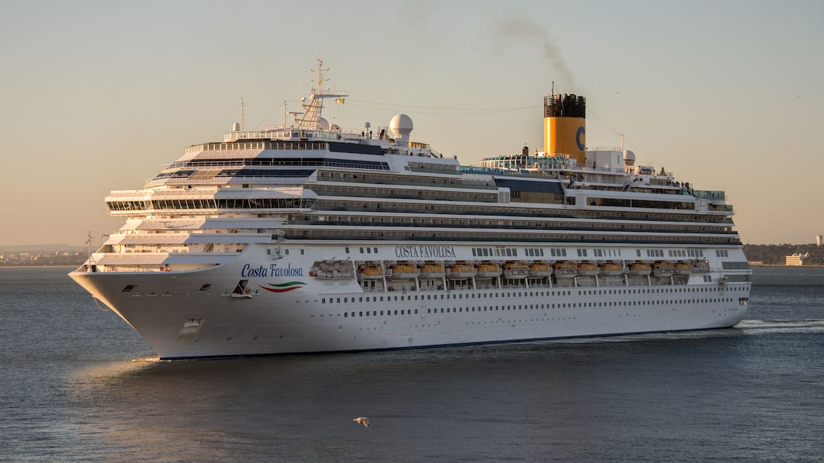 El Costa Favolosa, uno de los cruceros más impresionantes en Sudamérica.