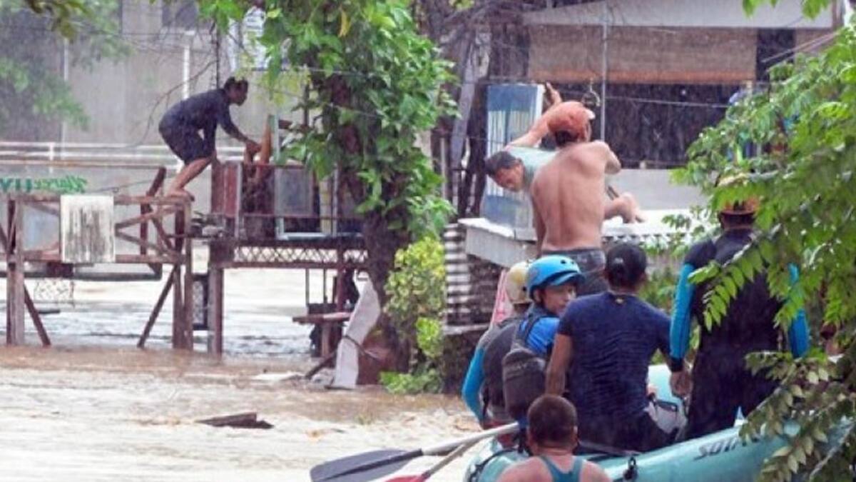 Tormanta Tembin en Filipinas