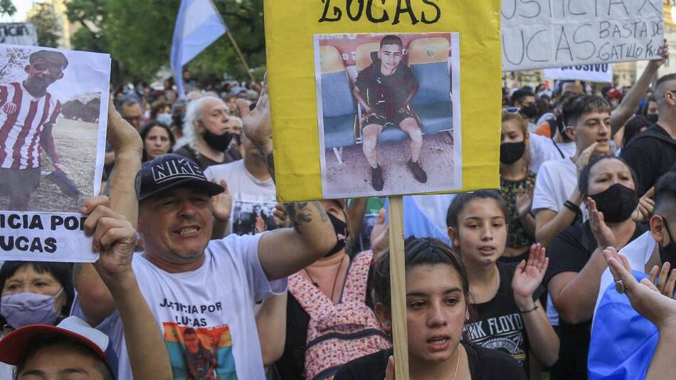 Lucas González, marcha por Justicia, NA