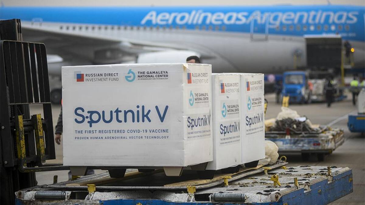 Vacuna Sputnik V contra coronavirus, vuelos, NA