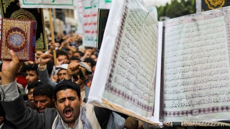 Reclamos en el mundo árabe tras la quema del Coran en Suecia y Dinamarca. Foto: REUTERS.