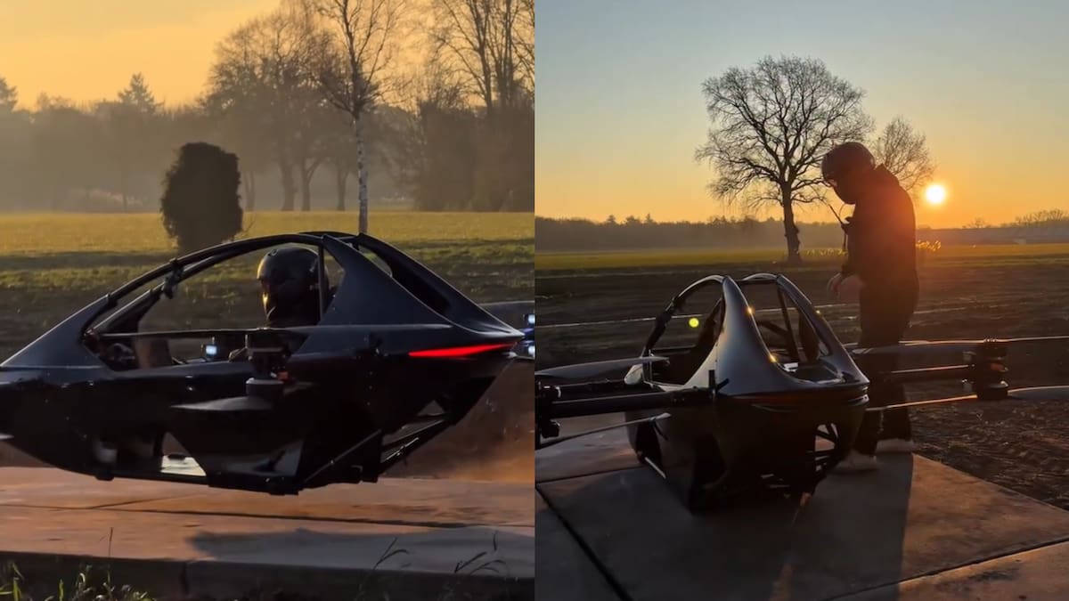 Un dron para transportar personas se volvió viral: costaría 85.000 euros y promete revolucionar la movilidad.