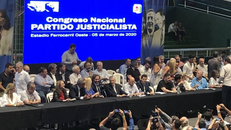 Congreso PJ, estadio Ferro