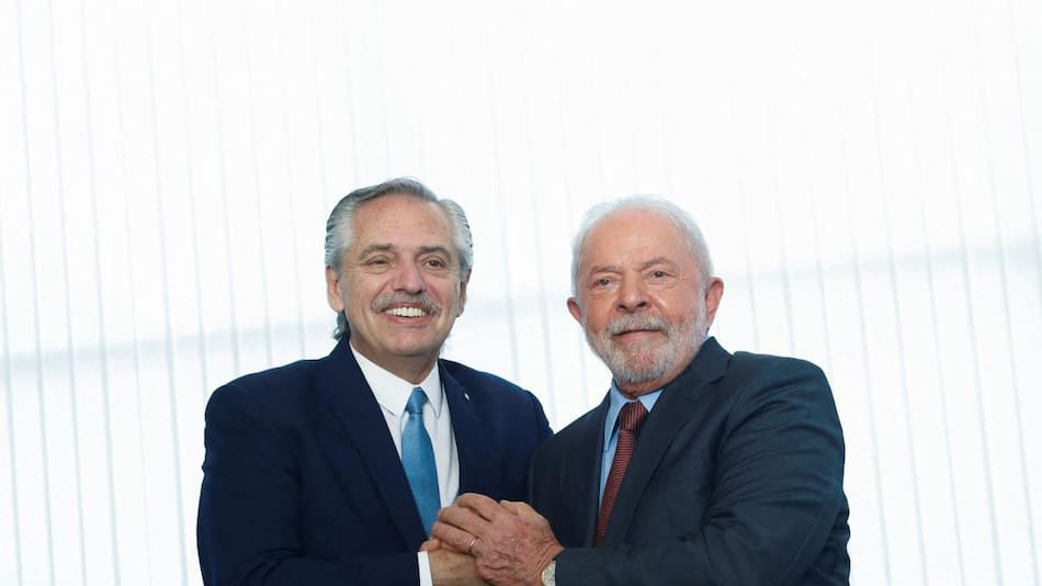 Alberto Fernández y Lula da Silva. Foto: NA.
