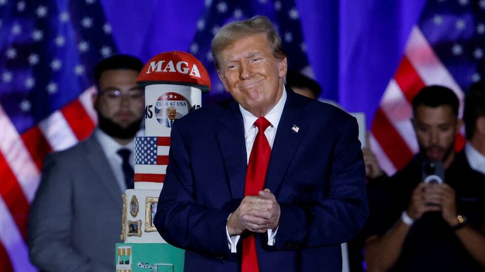 Donald Trump festejó su cumpleaños número 78. Foto: Reuters