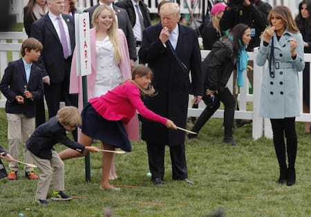 Pascuas en la Casa Blanca - Melania Trump - Donald Trump - Reuters