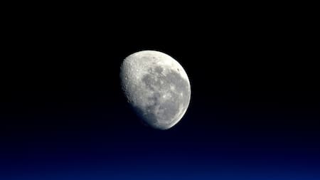 Luna; espacio. Foto: Unsplash.