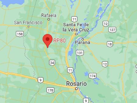 Gálvez. Foto: captura Google Maps.