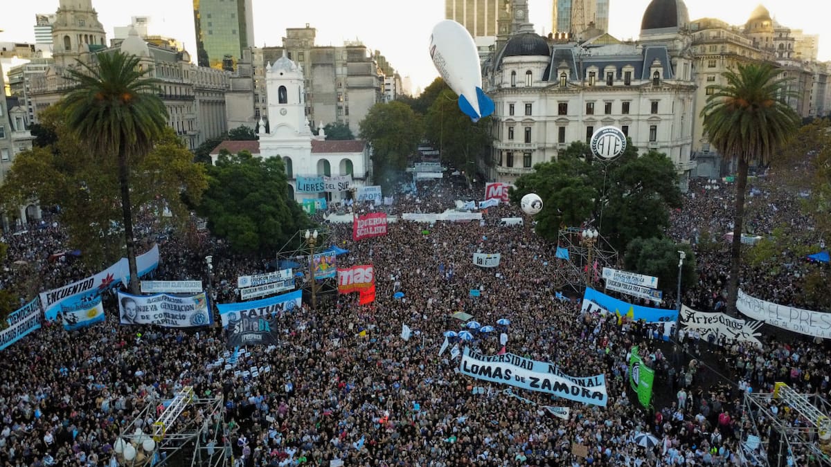 Marcha Federal Universitaria: los detalles de la pérdida adquisitiva de las universidades en medio del ajuste del Gobierno